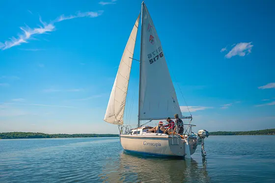 sailboat on the water